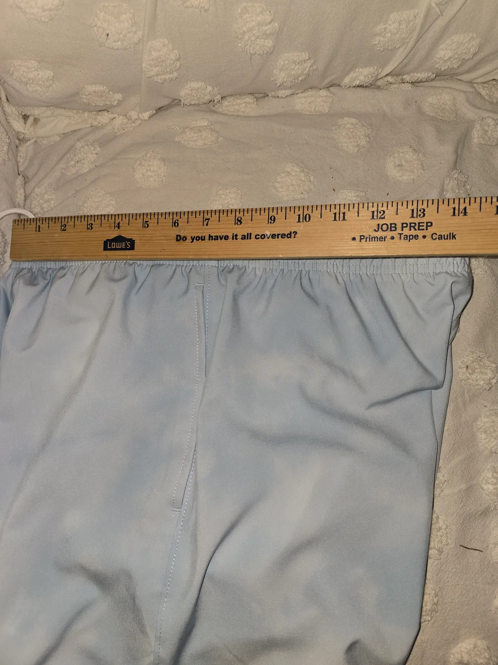 Hollister Men's Pale Blue Elastic Waist Swim Shorts